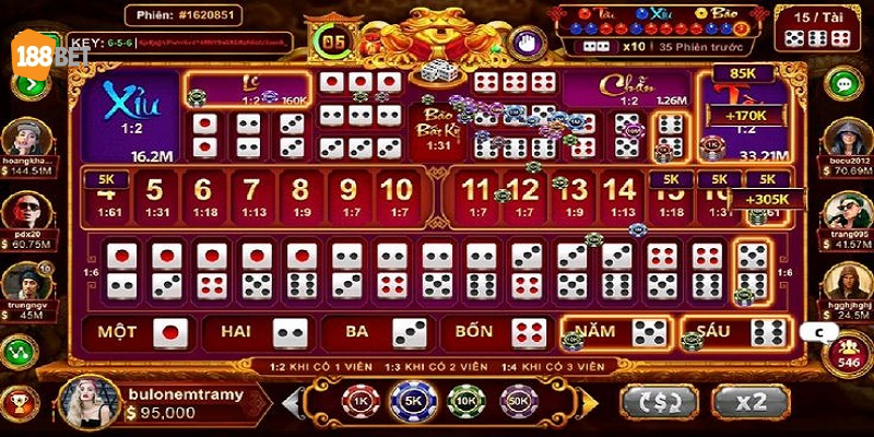 Cach choi co ban cua tai xiu livestream Cách chơi cơ bản của Tài xỉu livestream