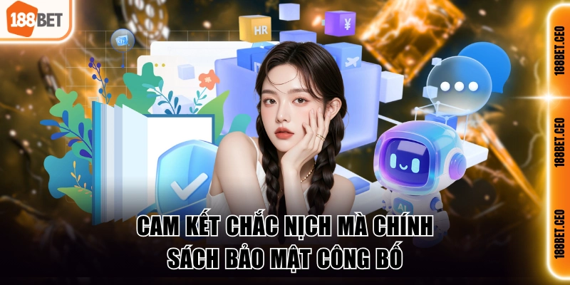 Cam kết chắc nịch mà chính sách bảo mật công bố