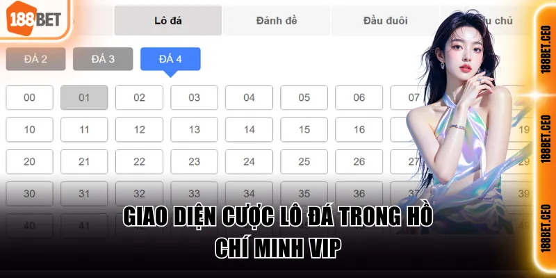 Giao diện cược lô đá trong Hồ Chí Minh VIP